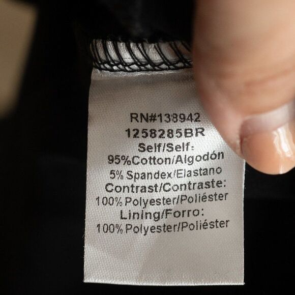 On Twelfth Black‎ Lace Sleeve T-Shirt Dress size L - Picture 10 of 10